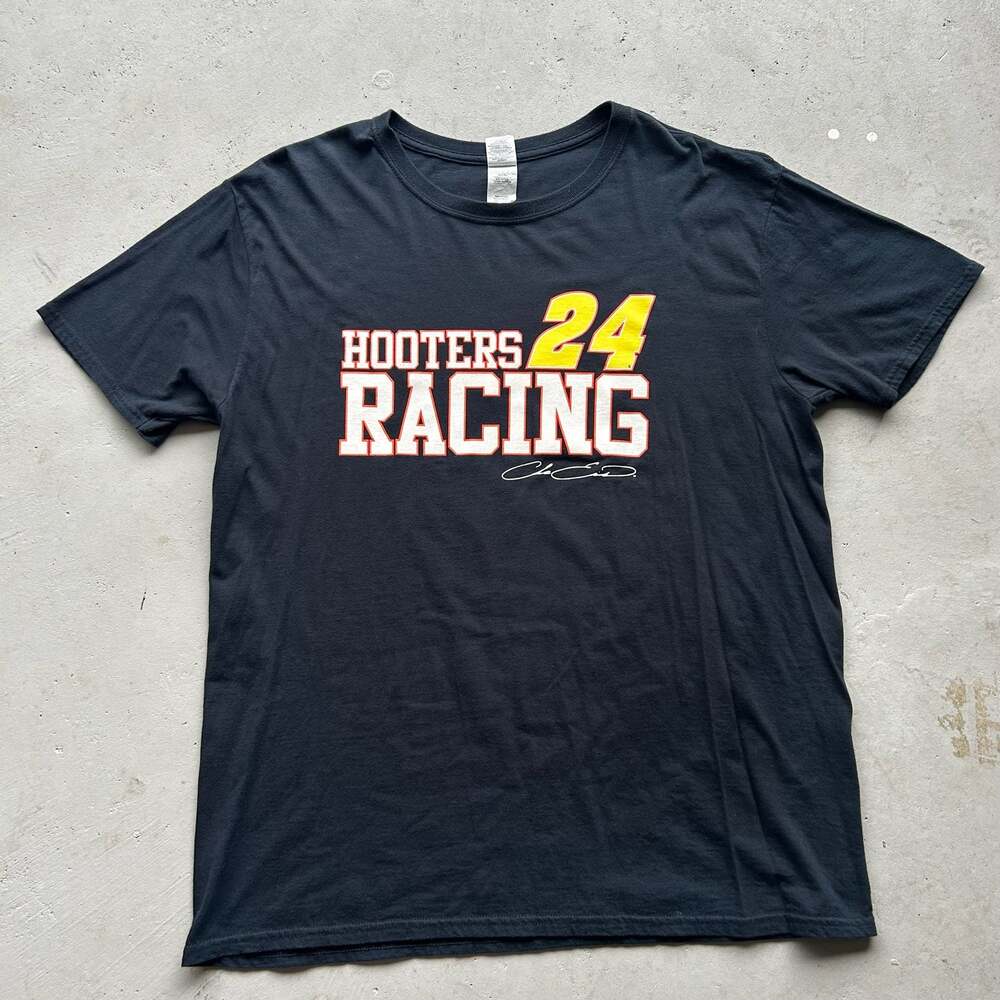 Gildan Hooters Racing 24 T-Shirt Size XL